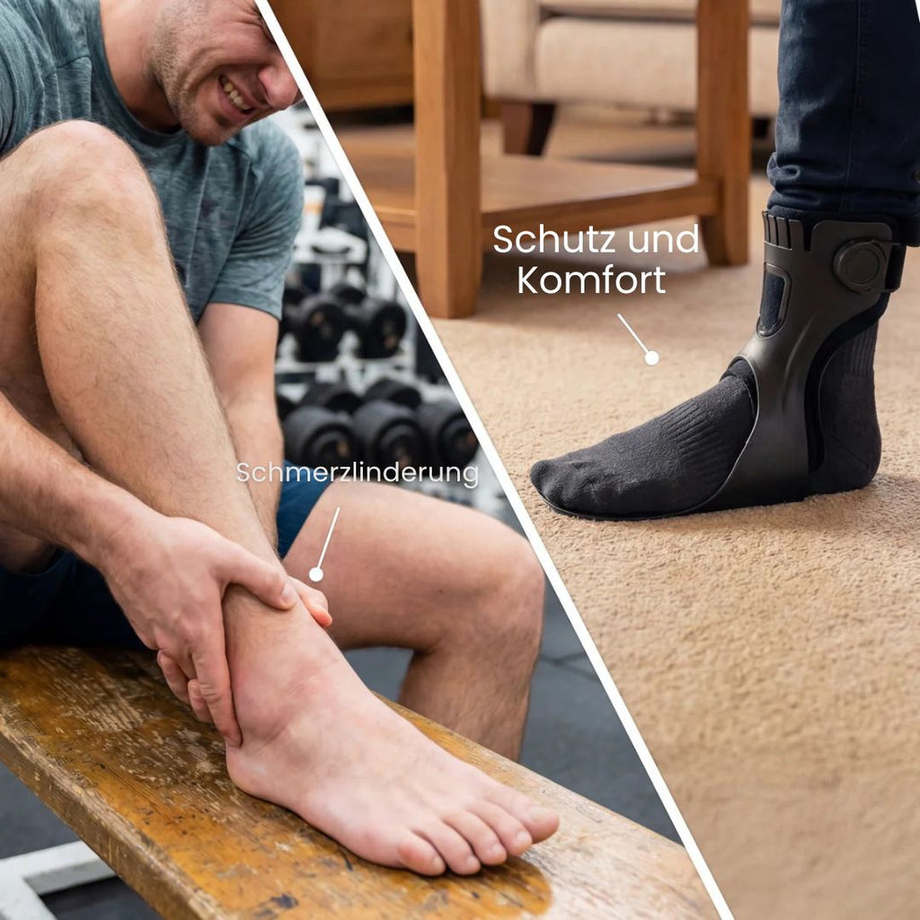 Fußheber-Orthese Pro — Beim ersten Schritt spürbar sicherer
