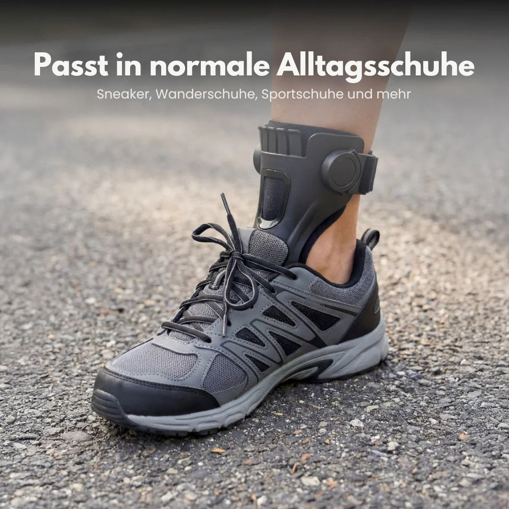 Fußheber-Orthese Pro — Beim ersten Schritt spürbar sicherer