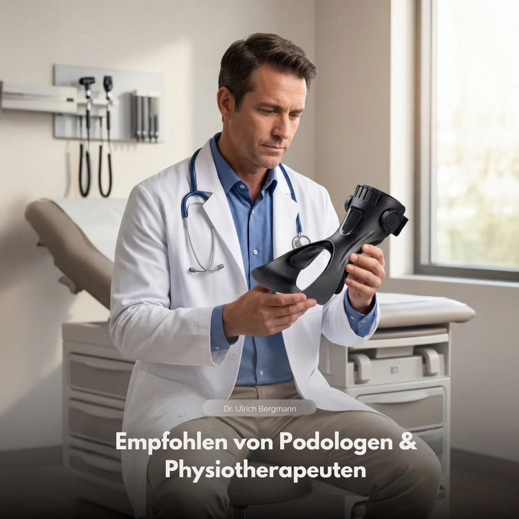 Fußheber-Orthese Pro — Beim ersten Schritt spürbar sicherer