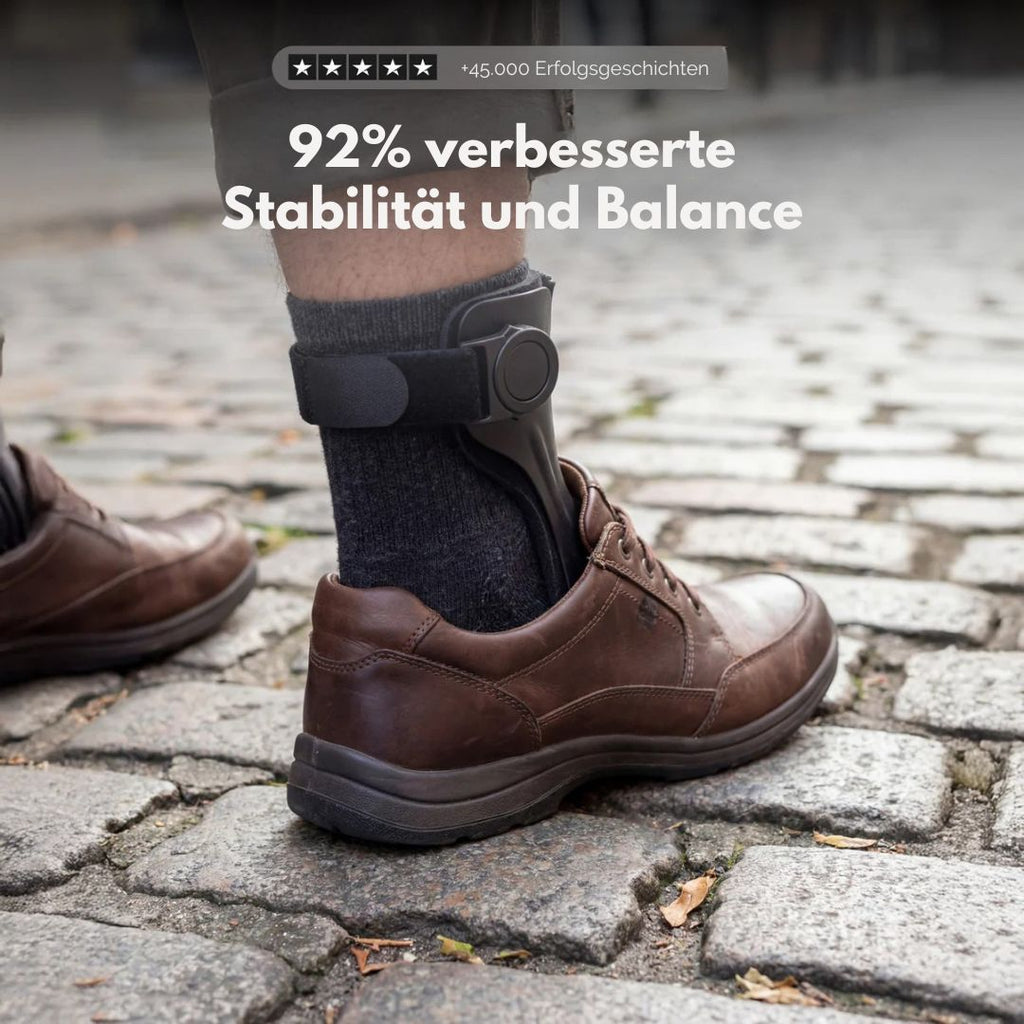 Fußheber-Orthese Pro — Beim ersten Schritt spürbar sicherer